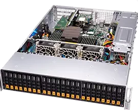 AS-2114S-WN24RT SuperMicro Rackmount server X12 H12 2U CloudDC and WIO PCIe 4.0 Single Processor