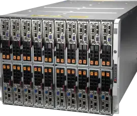 SBS-820H-4114S 8U 1CPU Sockets SuperMicro SuperBlade Server System