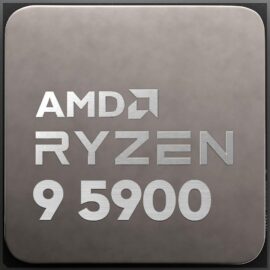 AMD Ryzen 9 5900 12 Cores 24 Threads CPU Processor 100-000000062