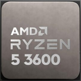 AMD 100-100000031SBX Ryzen 5 3600 6-Core, 12-Thread Unlocked Desktop Processor with Wraith Spire Cooler