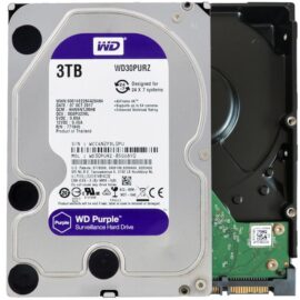 WD Purple 3.5" 3TB 3.5" 64MB WD30PURZ HDD Hard Disk Drive