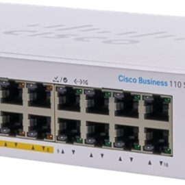 Cisco Business CBS110-16PP-D Unmanaged Switch | 16 Port GE | Partial PoE