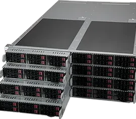 SYS-F610P2-RTN 4U4N 4U8N FatTwin with PCIe 4.0 Twin Server System