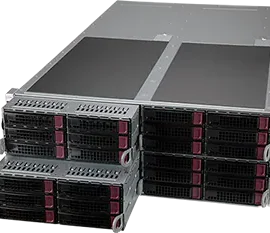 SYS-F620P3-RTBN 4U4N 4U8N FatTwin with PCIe 4.0 Twin Server System
