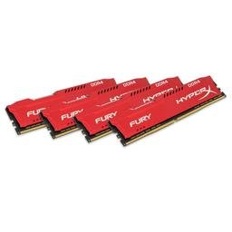 Kingston HyperX Fury 64 GB DDR4-2400 4x16GB 288-pin DIMM Ram Memory