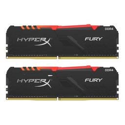 Kingston HyperX Fury RGB 16 GB DDR4-2666 2x8GB 288-pin DIMM Ram Memory