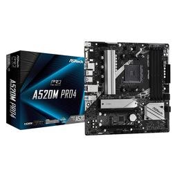 ASRock A520M Pro4 AMD A520 Chipset AM4 Socket Motherboard