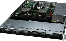 SYS-611C-TN4R SuperMicro Rackmount server X13 CloudDC PCIe 5.0 1U Dual Processor