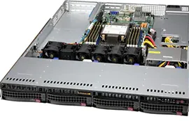 SYS-510P-WT SuperMicro Rackmount server X12 H12 1U CloudDC and WIO PCIe 4.0 Single Processor