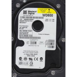 WD800BB-75JHC0, DCM HSBHYTJAH, Western Digital 80GB IDE 3.5 Hard Drive