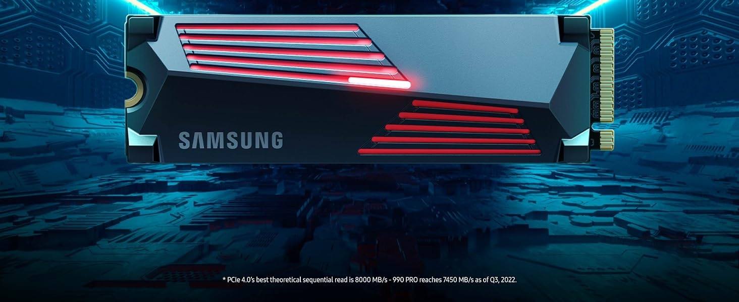 Samsung 990 PRO with Heatsink SSD 4TB