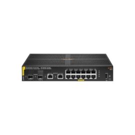 Aruba 6100 Ethernet Switch - 12 Ports - Manageable - 2 Layer Supported - Modular - 139 W PoE Budget - Optical Fiber, Twisted Pair - PoE Ports - 1U High - Wall Mountable, Rack-mountable, Surface Mount