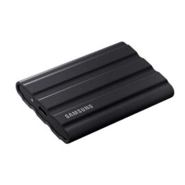 Samsung T7 Shield 2TB, Portable SSD, up-to 1050MB/s, USB 3.2 Gen2, Rugged, IP65 Water & Dust Resistant, for Photographers, Content Creators and Gaming, Extenal Solid State Drive (MU-PE2T0S/WW), Black