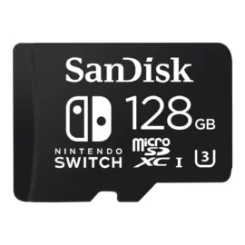 SanDisk 128GB microSDXC UHS-I/U3 Memory Card for Nintendo Switch, Speed Up to 100MB/s (SDSQXBO-128G-ANCZA)