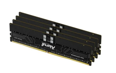 Kingston Fury Renegade Pro 128GB (4 x 32GB) ECC RDIMM DDR5 Registered DDR5 5600 PC5 44800 (Server Memory)