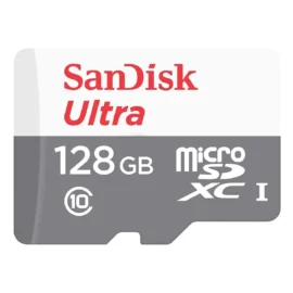 SanDisk 128GB microSDXC Ultra 100MB/s C10 UHS-I 128G microSD Class 10 microSD micro SD SDXC SDSQUNS-128G Flash Memory Card