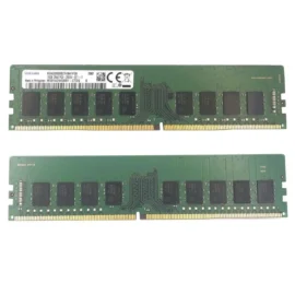 Samsung 16GB ECC DDR4 2666MHz PC4-21300 1.2V 2Rx8 288-Pin ECC UDIMM Server RAM Memory Module M391A2K43BB1-CTD