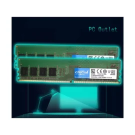 Crucial 32GB (2x16GB) DDR4 UDIMM 3200MHz PC4-25600 CL22 Single Rank Desktop PC Memory RAM  CT16G4DFRA320.C8FE