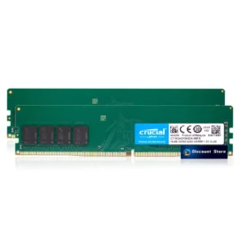 Crucial 32GB(2X16GB) 288-pin DDR4-3200MHz PC4-25600 CT16G4DFS832A.M8FE  UDIMM Desktop Memory