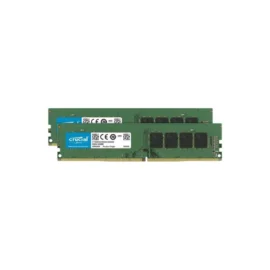 Crucial 64GB Kit (32GBx2) DDR4 2666 MT/s CL19 DIMM 288-Pin Memory - CT2K32G4DFD8266
