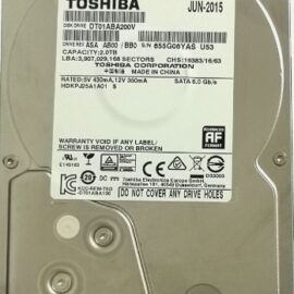 TOSHIBA DT01-V 2TB 3.5″ 32MB DT01ABA200V HDD Surveillance Hard Disk Drive