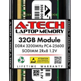 32GB RAM Replacement for Micron MTA16ATF4G64HZ-3G2, MTA16ATF4G64HZ-3G2B2, MTA16ATF4G64HZ-3G2E1, MTA16ATF4G64HZ-3G2E2 | DDR4 3200MHz PC4-25600 SODIMM 2Rx8 Laptop Memory