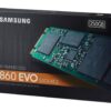 SAMSUNG 860 EVO Series M.2 2280 250GB SATA III V-NAND 3-bit MLC Internal Solid State Drive (SSD) MZ-N6E250BW