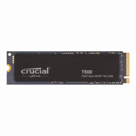 Crucial T500 2TB Gen4 NVMe M.2 Internal Gaming SSD, Up to 7400MB/s, laptop & desktop Compatible + 1mo Adobe CC All Apps - CT2000T500SSD8