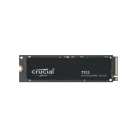 Crucial T705 4TB PCIe Gen5 NVMe M.2 SSD - Up to 14,100 MB/s - Game Ready - Internal Solid State Drive (PC) - +1mo Adobe CC - CT4000T705SSD3
