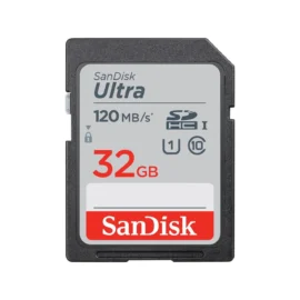 SanDisk 32GB Ultra SDHC UHS-I / Class 10 Memory Card, Speed Up to 120MB/s (SDSDUN4-032G-GN6IN)