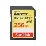 SanDisk 256GB Extreme SDXC UHS-I/U3 Class 10 V30 Memory Card, Speed Up to 150MB/s (SDSDXV5-256G-GNCIN)