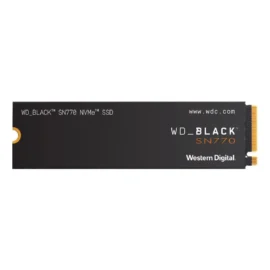 Western Digital WD_BLACK SN770 M.2 2280 250GB PCIe Gen4 16GT/s, up to 4 Lanes Internal Solid State Drive (SSD) WDS250G3X0E