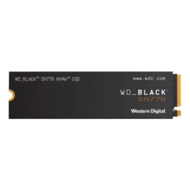 Western Digital WD_BLACK SN770 M.2 2280 1TB PCIe Gen4 16GT/s, up to 4 Lanes Internal Solid State Drive (SSD) WDS100T3X0E