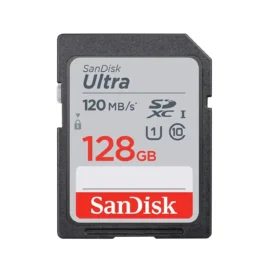 SanDisk 128GB Ultra SDXC UHS-I 120MB/s C10 U1 Full HD SD 128G Secure Digital Extended Capacity Flash Memory Card SDSDUN4-128G-GN6IN