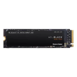 WD - Black SN750 NVMe SSD 1TB Internal PCI Express 3.0 x4 (NVMe) Solid State Drive for Laptops Western Digital WDBRPG0010BNC-WRSN