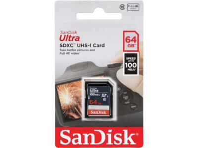 SanDisk SDSDUNR-064G-GN3IN CVK 64GB 9pin SDXC r100MB/s C10 UHS-I SanDisk Ultra SDXC Memory Card