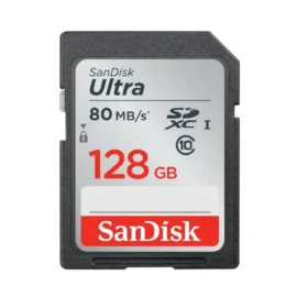 SanDisk 128GB Ultra SDXC UHS-I/Class 10 Memory Card, Speed Up to 80MB/s (SDUNC-128G-G46)