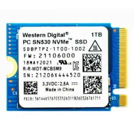 Western Digital PC SN530 1TB M.2 2230 SSD PCIe Gen3 x4 NVMe 1024GB SDBPTPZ-1T00