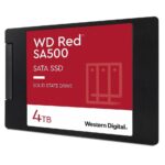 Western Digital 4TB WD Red SA500 NAS 3D NAND Internal SSD Solid State Drive - SATA III 6 Gb/s, 2.5"/7mm, Up to 560 MB/s - WDS400T2R0A