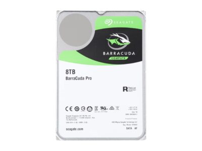 Seagate BarraCuda Pro ST8000DM0004 8TB 7200 RPM 256MB Cache SATA 6.0Gb/s 3.5" Hard Drive Bare Drive