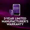WD Purple WD101PURZ 10TB 7200 RPM 256MB Cache SATA 6.0Gb/s 3.5" Internal Hard Drive Bare Drive