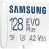 SAMSUNG MB-MC128KA/APC EVO Plus MicroSD with Adapter 2021, 128GB