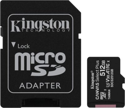 Kingston 32GB Canvas Select Plus microSDHC Card | Up to 100MB/s | A1 Class10 UHS-I | with Adapter | SDCS2/32GB