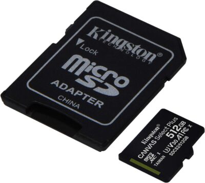 Kingston 32GB Canvas Select Plus microSDHC Card | Up to 100MB/s | A1 Class10 UHS-I | with Adapter | SDCS2/32GB