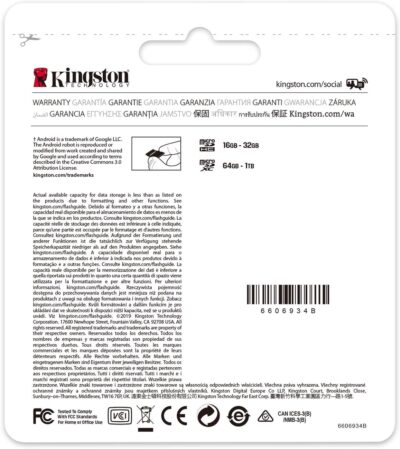 Kingston 32GB Canvas Select Plus microSDHC Card | Up to 100MB/s | A1 Class10 UHS-I | with Adapter | SDCS2/32GB