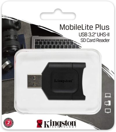 Kingston Canvas React Plus 128GB SD Card | SDXC UHS-II | 300R/260W U3 V90 | Full HD/4K/8K | SDR2/128GB