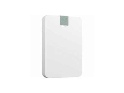 seagate ultra touch hdd 2tb external hard drive - 7mm, cloud white, post-consumer recycled material, 6mo dropbox and mylio, rescue services (stma2000400)