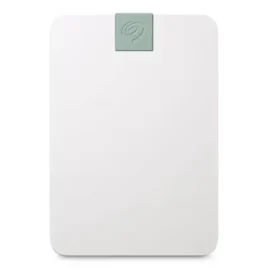 seagate ultra touch hdd 2tb external hard drive - 7mm, cloud white, post-consumer recycled material, 6mo dropbox and mylio, rescue services (stma2000400)