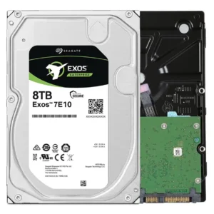 Seagate Exos 7E10 ST8000NM018B 8TB 7200 RPM 256MB Cache SAS 12Gb/s 3.5" Internal Hard Drive, 512e/4KN Seagate Exos 7E10 ST8000NM018B 8TB 7200 RPM 256MB Cache SAS 12Gb/s 3.5" Internal Hard Drive, 512e/4KN