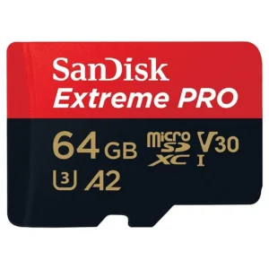 SanDisk 64GB Extreme PRO microSD UHS-I Card with Adapter C10, U3, V30, A2, 200MB/s Read 90MB/s Write SDSQXCU-064G-GN6MA SanDisk 64GB Extreme PRO microSD UHS-I Card with Adapter C10, U3, V30, A2, 200MB/s Read 90MB/s Write SDSQXCU-064G-GN6MA